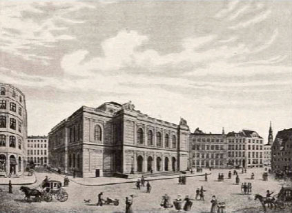 Neue Börse am Adolphsplatz, 1841
